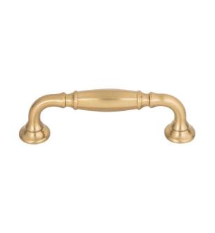 Top Knobs TK1051HB Grace 3 3/4" Center to Center Zinc Alloy Barrow Cabinet Pull in Honey Bronze