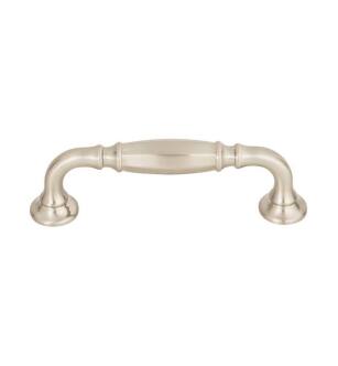 Top Knobs TK1051BSN Grace 3 3/4" Center to Center Zinc Alloy Barrow Cabinet Pull in Brushed Satin Nickel