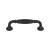 Top Knobs TK1051BLK Grace 3 3/4" Center to Center Zinc Alloy Barrow Cabinet Pull in Flat Black