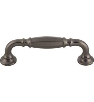 Top Knobs TK1051AG Grace 3 3/4" Center to Center Zinc Alloy Barrow Cabinet Pull in Ash Gray