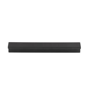 Top Knobs TK1042BLK Grace 5 1/8" Center to Center Zinc Alloy Minetta Tab Cabinet Pull in Flat Black