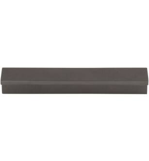 Top Knobs TK1041AG Grace 3 3/4" Center to Center Zinc Alloy Minetta Tab Cabinet Pull in Ash Gray