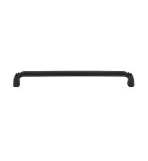 Top Knobs TK1037BLK Grace 12" Center to Center Zinc Alloy Pomander Appliance Cabinet Pull in Flat Black