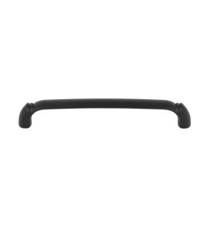 Top Knobs TK1033BLK Grace 6 3/8" Center to Center Zinc Alloy Pomander Cabinet Pull in Flat Black