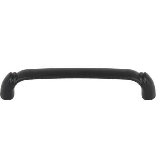 Top Knobs TK1032BLK Grace 5 1/8" Center to Center Zinc Alloy Pomander Cabinet Pull in Flat Black