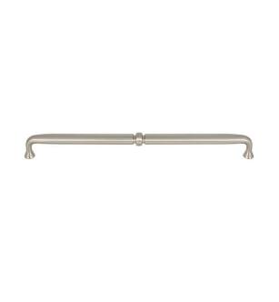 Top Knobs TK1026BSN Grace 12" Center to Center Zinc Alloy Henderson Cabinet Pull in Brushed Satin Nickel