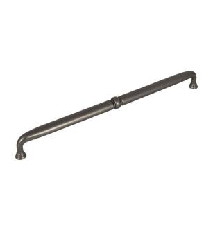 Top Knobs TK1026AG Grace 12" Center to Center Zinc Alloy Henderson Cabinet Pull in Ash Gray