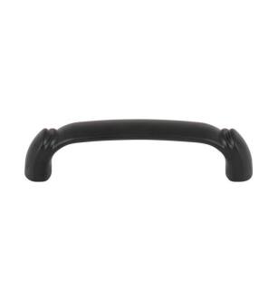Top Knobs TK1031BLK Grace 3 3/4" Center to Center Zinc Alloy Pomander Cabinet Pull in Flat Black