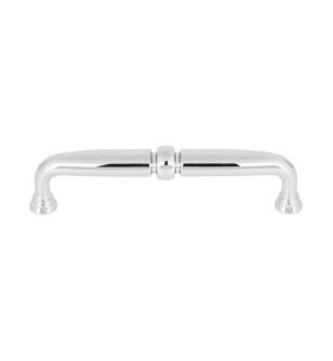 Top Knobs TK1022PC Grace 5 1/8" Center to Center Zinc Alloy Henderson Cabinet Pull in Polished Chrome