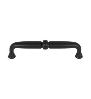 Top Knobs TK1022BLK Grace 5 1/8" Center to Center Zinc Alloy Henderson Cabinet Pull in Flat Black