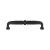 Top Knobs TK1022BLK Grace 5 1/8" Center to Center Zinc Alloy Henderson Cabinet Pull in Flat Black