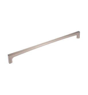 Top Knobs TK1019BSN Grace 18" Center to Center Zinc Alloy Riverside Appliance Cabinet Pull in Brushed Satin Nickel