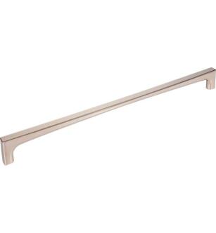Top Knobs TK1019PN Grace 18" Center to Center Zinc Alloy Riverside Appliance Cabinet Pull in Polished Nickel