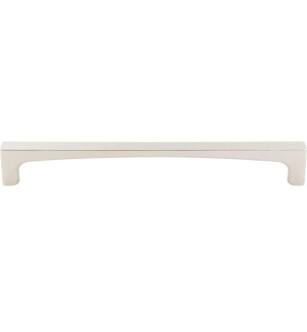 Top Knobs TK1018PN Grace 12" Center to Center Zinc Alloy Riverside Appliance Cabinet Pull in Polished Nickel