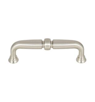 Top Knobs TK1021BSN Grace 3 3/4" Center to Center Zinc Alloy Henderson Cabinet Pull in Brushed Satin Nickel