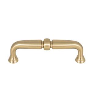 Top Knobs TK1021HB Grace 3 3/4" Center to Center Zinc Alloy Henderson Cabinet Pull in Honey Bronze