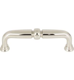 Top Knobs TK1021PN Grace 3 3/4" Center to Center Zinc Alloy Henderson Cabinet Pull in Polished Nickel