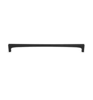 Top Knobs TK1016BLK Grace 8 7/8" Center to Center Zinc Alloy Riverside Cabinet Pull in Flat Black