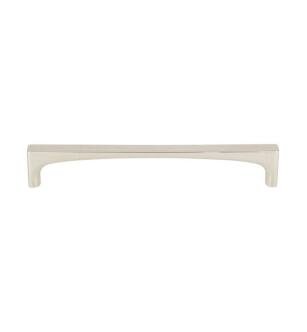 Top Knobs TK1014PN Grace 6 3/8" Center to Center Zinc Alloy Riverside Cabinet Pull in Polished Nickel