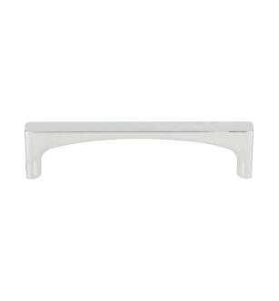 Top Knobs TK1012PC Grace 3 3/4" Center to Center Zinc Alloy Riverside Cabinet Pull in Polished Chrome