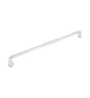 Top Knobs TK1009PC Grace 18" Center to Center Zinc Alloy Kent Appliance Cabinet Pull in Polished Chrome