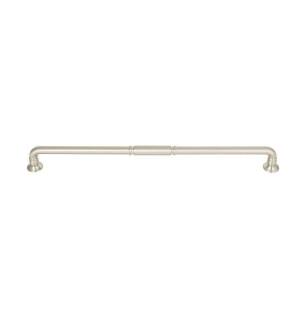 Top Knobs TK1007BSN Grace 12" Center to Center Zinc Alloy Kent Cabinet Pull in Brushed Satin Nickel