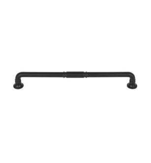 Top Knobs TK1006BLK Grace 8 7/8" Center to Center Zinc Alloy Kent Cabinet Pull in Flat Black
