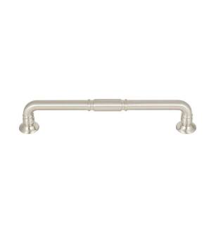 Top Knobs TK1004BSN Grace 6 3/8" Center to Center Zinc Alloy Kent Cabinet Pull in Brushed Satin Nickel