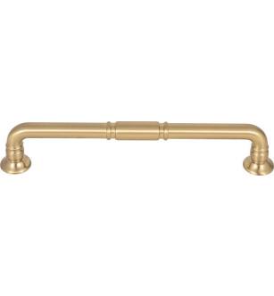 Top Knobs TK1004HB Grace 6 3/8" Center to Center Zinc Alloy Kent Cabinet Pull in Honey Bronze