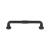 Top Knobs TK1003BLK Grace 5 1/8" Center to Center Zinc Alloy Kent Cabinet Pull in Flat Black