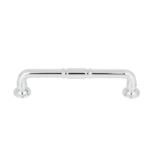 Top Knobs TK1003PC Grace 5 1/8" Center to Center Zinc Alloy Kent Cabinet Pull in Polished Chrome