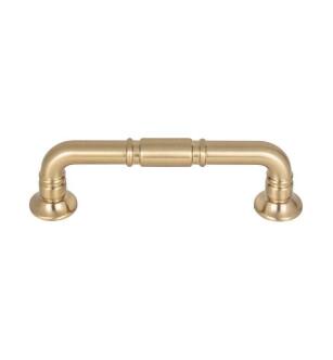 Top Knobs TK1002HB Grace 3 3/4" Center to Center Zinc Alloy Kent Cabinet Pull in Honey Bronze