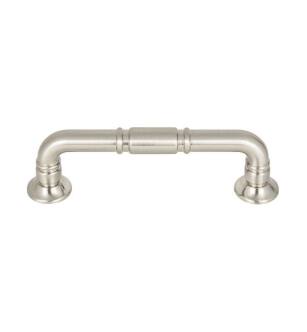 Top Knobs TK1002BSN Grace 3 3/4" Center to Center Zinc Alloy Kent Cabinet Pull in Brushed Satin Nickel
