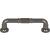 Top Knobs TK1002AG Grace 3 3/4" Center to Center Zinc Alloy Kent Cabinet Pull in Ash Gray