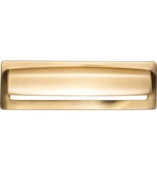 Top Knobs TK938HB Lynwood 5 1/8" Center to Center Zinc Alloy Hollin Cup Pull in Honey Bronze