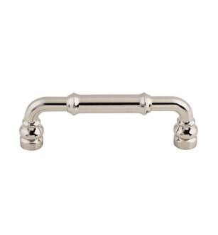 Top Knobs TK883PN Devon 3 3/4" Center to Center Zinc Alloy Brixton Pull in Polished Nickel