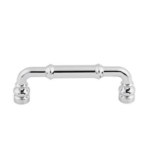 Top Knobs TK883PC Devon 3 3/4" Center to Center Zinc Alloy Brixton Pull in Polished Chrome