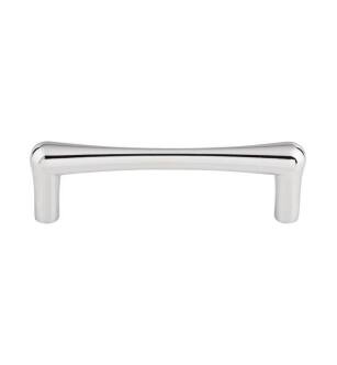 Top Knobs TK763PC Barrington 3 3/4" Center to Center Brookline Handle Cabinet Pull in Polished Chrome