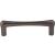 Top Knobs TK763AG Barrington 3 3/4" Center to Center Brookline Handle Cabinet Pull in Ash Gray