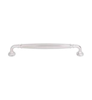 Top Knobs TK1054PC Grace 7 5/8" Center to Center Zinc Alloy Barrow Cabinet Pull in Polished Chrome