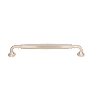 Top Knobs TK1054BSN Grace 7 5/8" Center to Center Zinc Alloy Barrow Cabinet Pull in Brushed Satin Nickel
