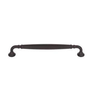 Top Knobs TK1054BLK Grace 7 5/8" Center to Center Zinc Alloy Barrow Cabinet Pull in Flat Black