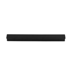 Top Knobs TK1043BLK Grace 6 3/8" Center to Center Zinc Alloy Minetta Tab Cabinet Pull in Flat Black