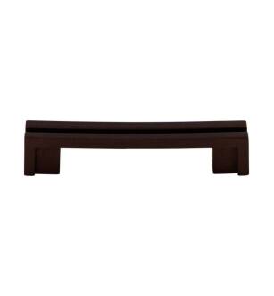 Top Knobs TK55ORB Sanctuary 3 1/2" Center to Center Zinc Alloy Flat Rail Pull in Oil Rubbed Bronze