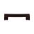 Top Knobs TK55ORB Sanctuary 3 1/2" Center to Center Zinc Alloy Flat Rail Pull in Oil Rubbed Bronze