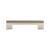 Top Knobs TK55PN Sanctuary 3 1/2" Center to Center Zinc Alloy Flat Rail Pull in Polished Nickel