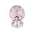 Top Knobs TK117BSN Crystal 1 3/8" Brass Round Shaped Pink Crystal Cabinet Knob in Brushed Satin Nickel Base