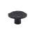 Top Knobs TK298CB Cobblestone 2" Brass Oval Shaped Cabinet Knob in Coal Black