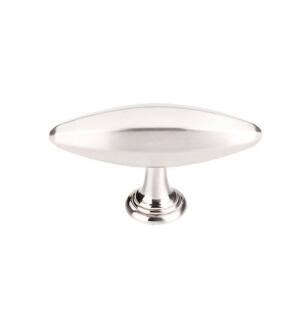Top Knobs TK231BSN Chareau 3" Zinc Alloy T-Handle Shaped Cabinet Knob in Brushed Satin Nickel