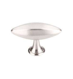 Top Knobs TK230BSN Chareau 2" Zinc Alloy T-Handle Shaped Cabinet Knob in Brushed Satin Nickel